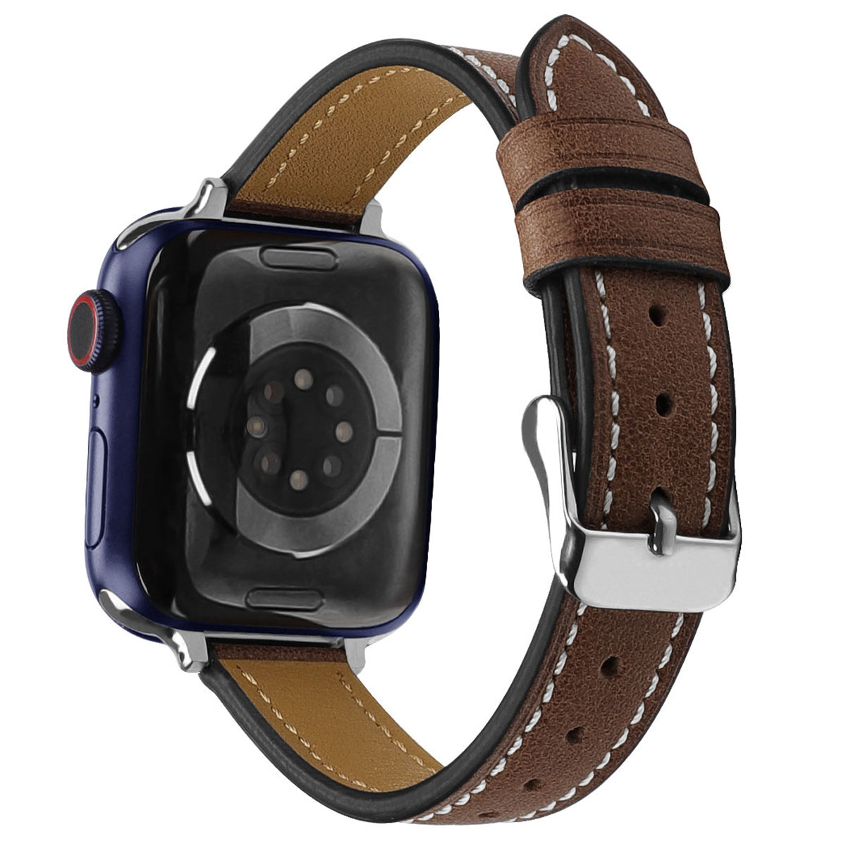Retro Genuine Leather Narrow Wrist Strap Adjustable Watch Band for Apple Watch Series 9 8 7 41mm 6 5 4 SE (2023) SE(2022) SE 40mm 3 2 1 38mm Retro Genuine Leather Narrow Wrist Strap Adjustable Watch Band for Apple Watch Series 9 8 7 41mm 6 5 4 SE (2023) SE(2022) SE 40mm 3 2 1 38mm